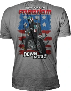 Down-n-Out Freedom Rider t-shirt