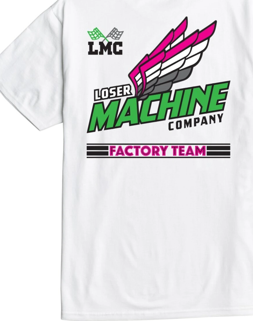 Loser Machine Four Stroke t-shirt white, M