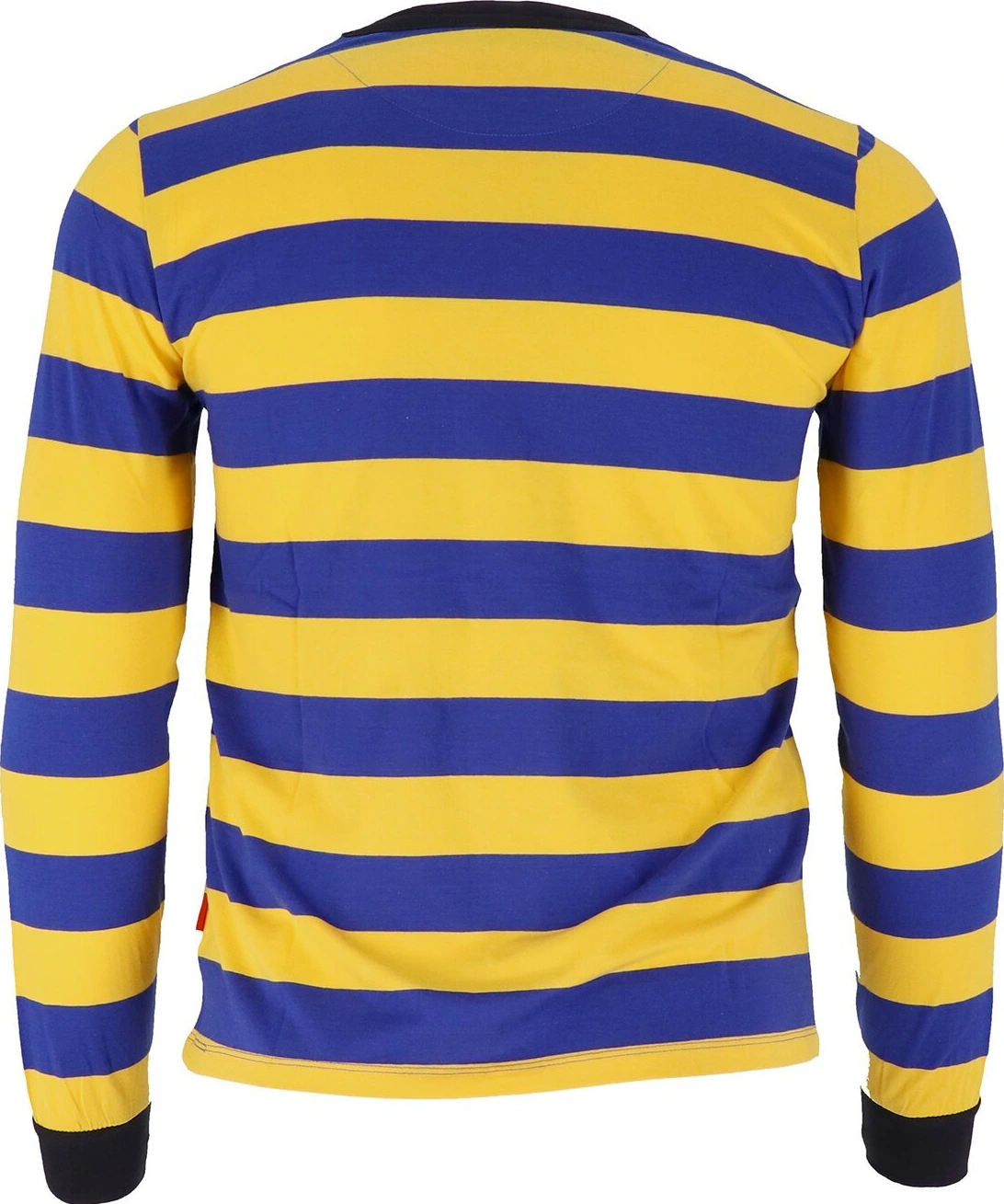 13 1/2 Behind Bars long sleeve, Yellow, blue, S