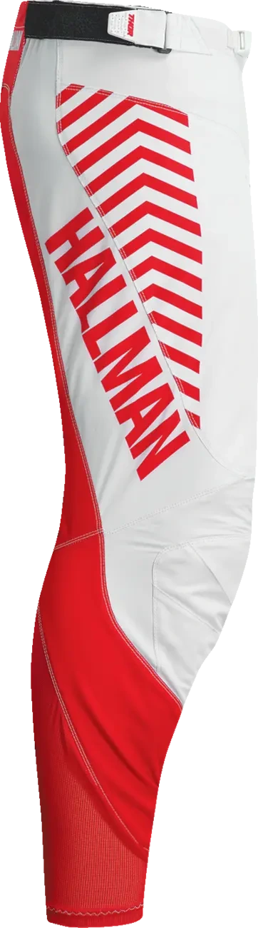 PANT DIFFR SLICE WH/RD 28