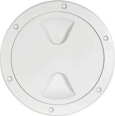 Inspection hatch screw lock white 102 mm