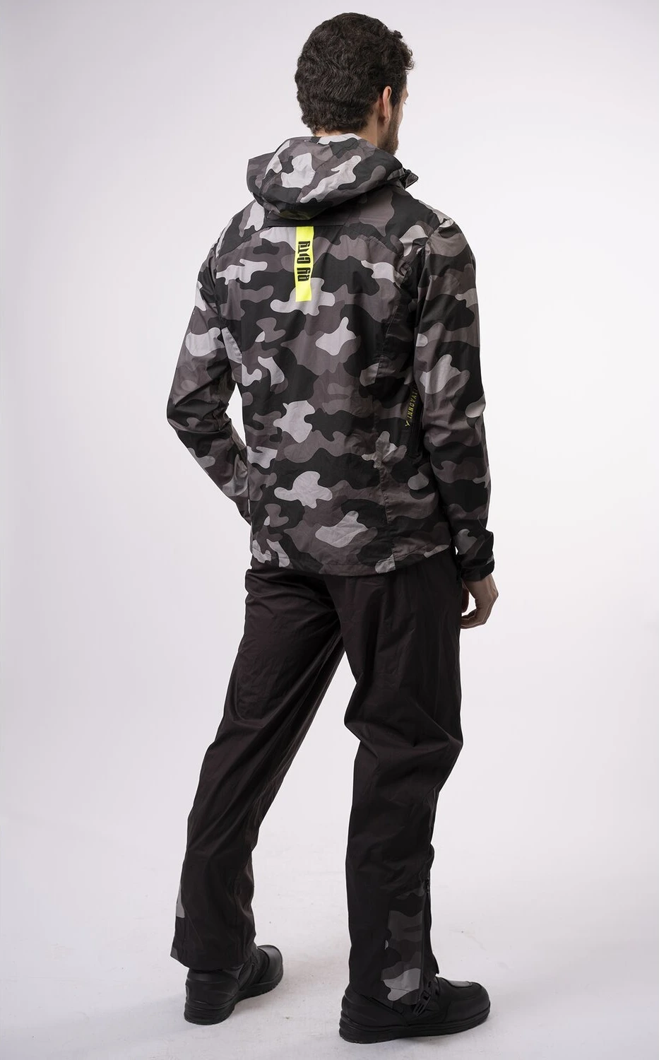 By City Military Rain jacket, Black, XL