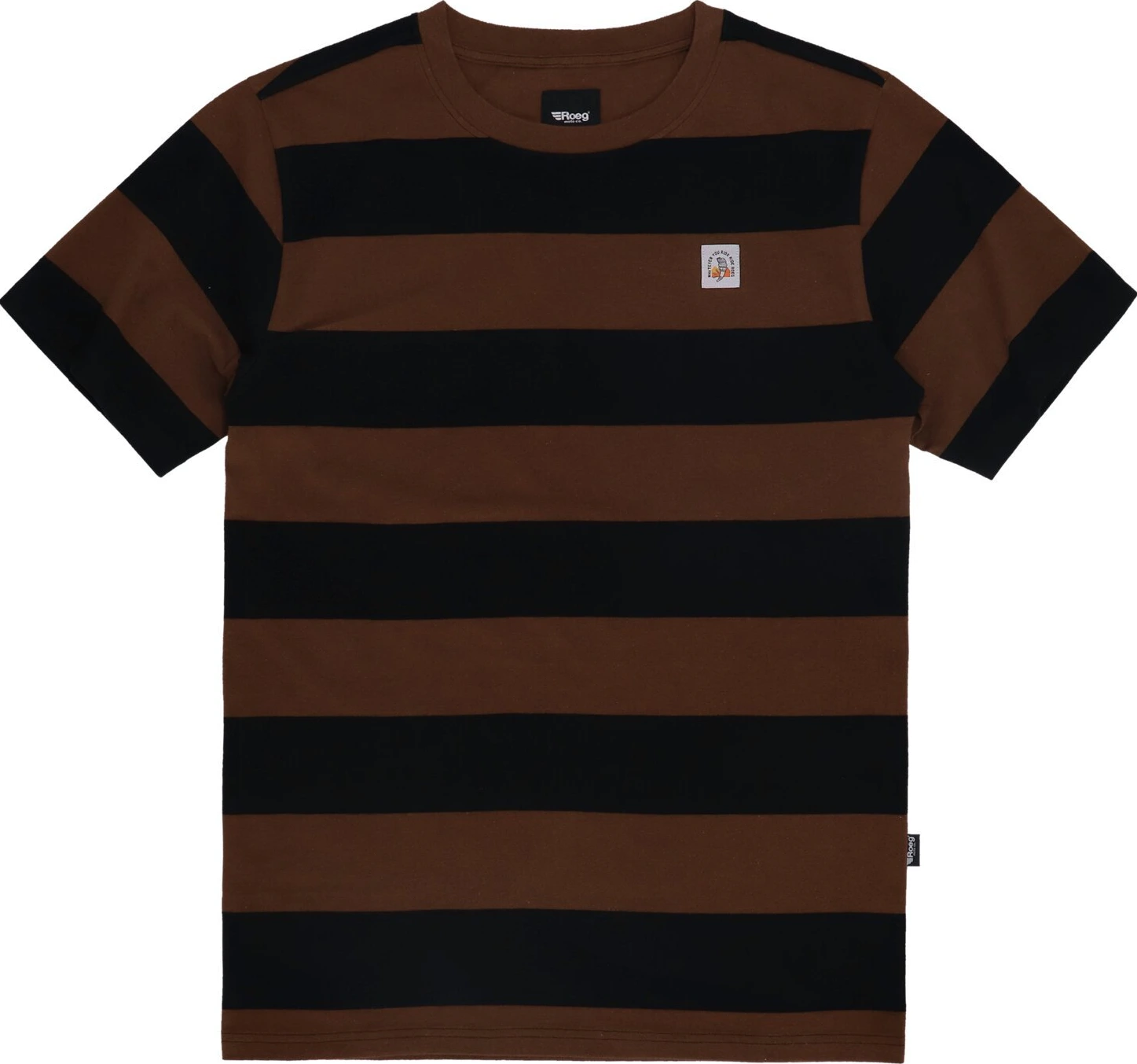 Roeg Billy t-shirt, Brown, black, S
