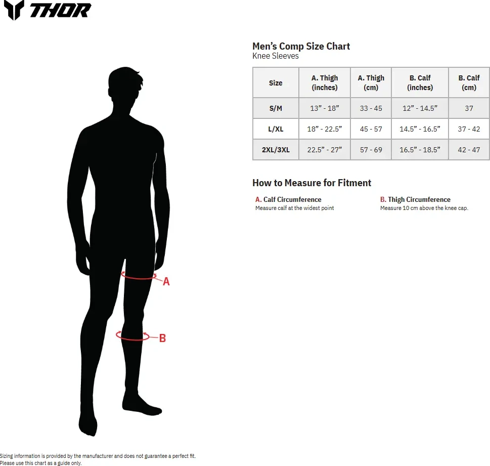 KNEE SLEEVE COMP BK SM/MD