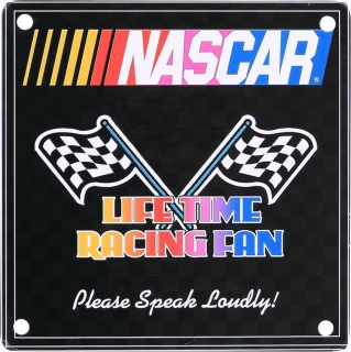 Army Surplus Nascar life time Metal plate with magnet