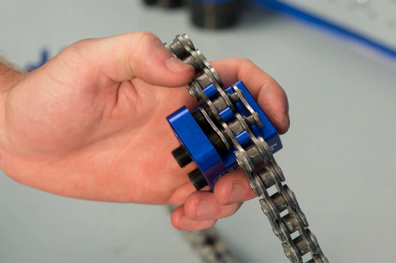 Motion Pro, Master Link press tool, Blue