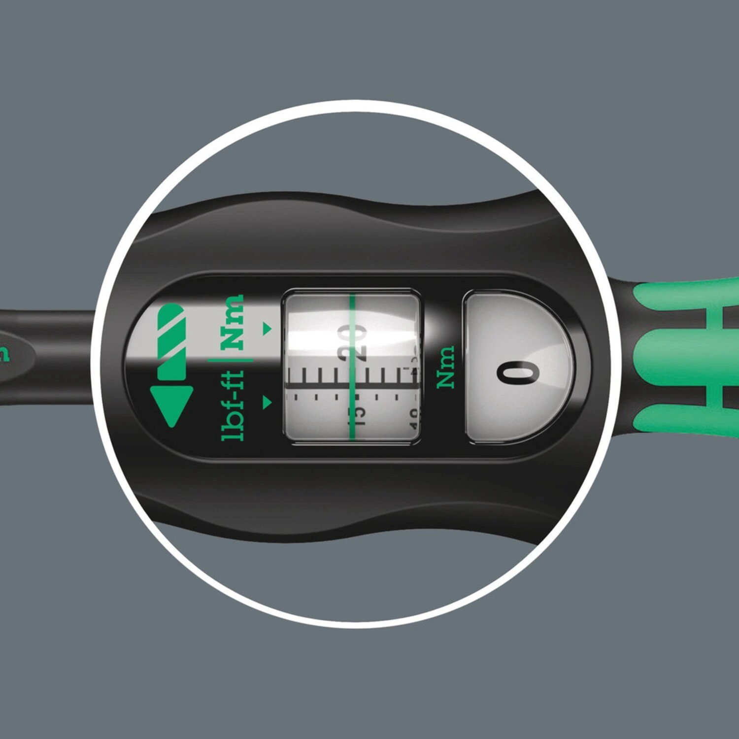 Wera 3/8" drive torque wrench 10-50 Nm with ratchet, 360 mm