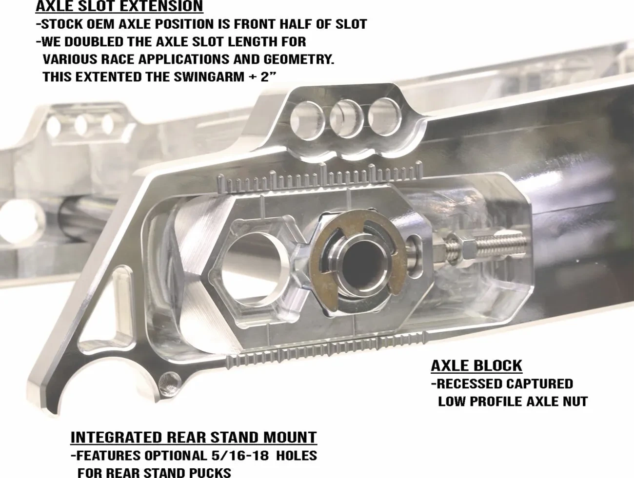 SWINGARM GEN 3 2009- TOURING MACH