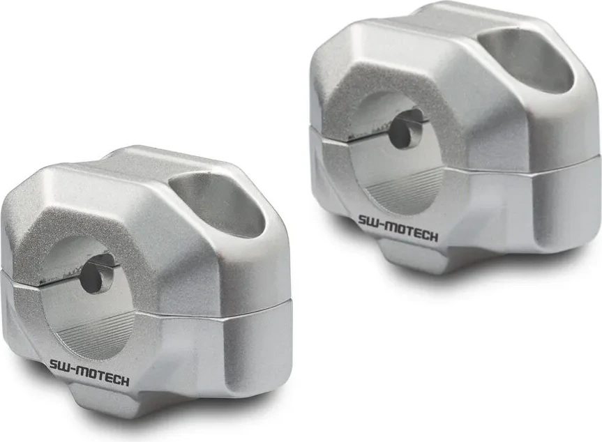 BAR RISER FOR 22MM SILVER
