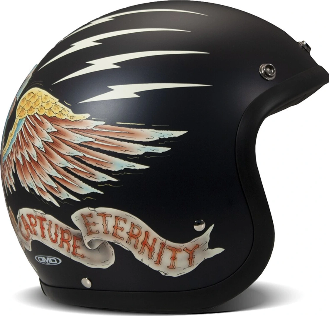 DMD Retro helmet, eagle Black, S, Graphic