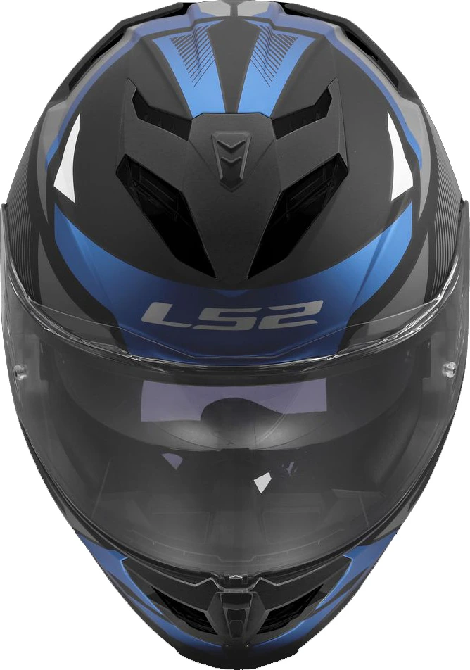 LS2 FF818 STORM III KOMAI Helmet - Black Blue, 3XL