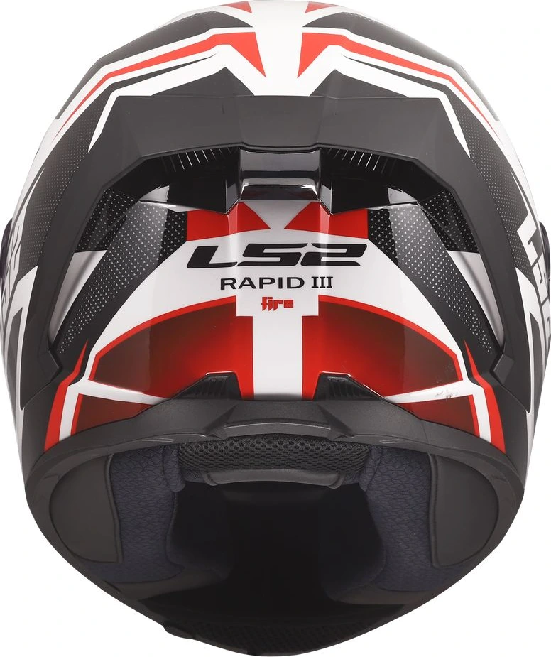 LS2 FF820 RAPID III XTREM Helmet - 3XL, White Black Red