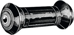 Keelroller 220mm x 20mm