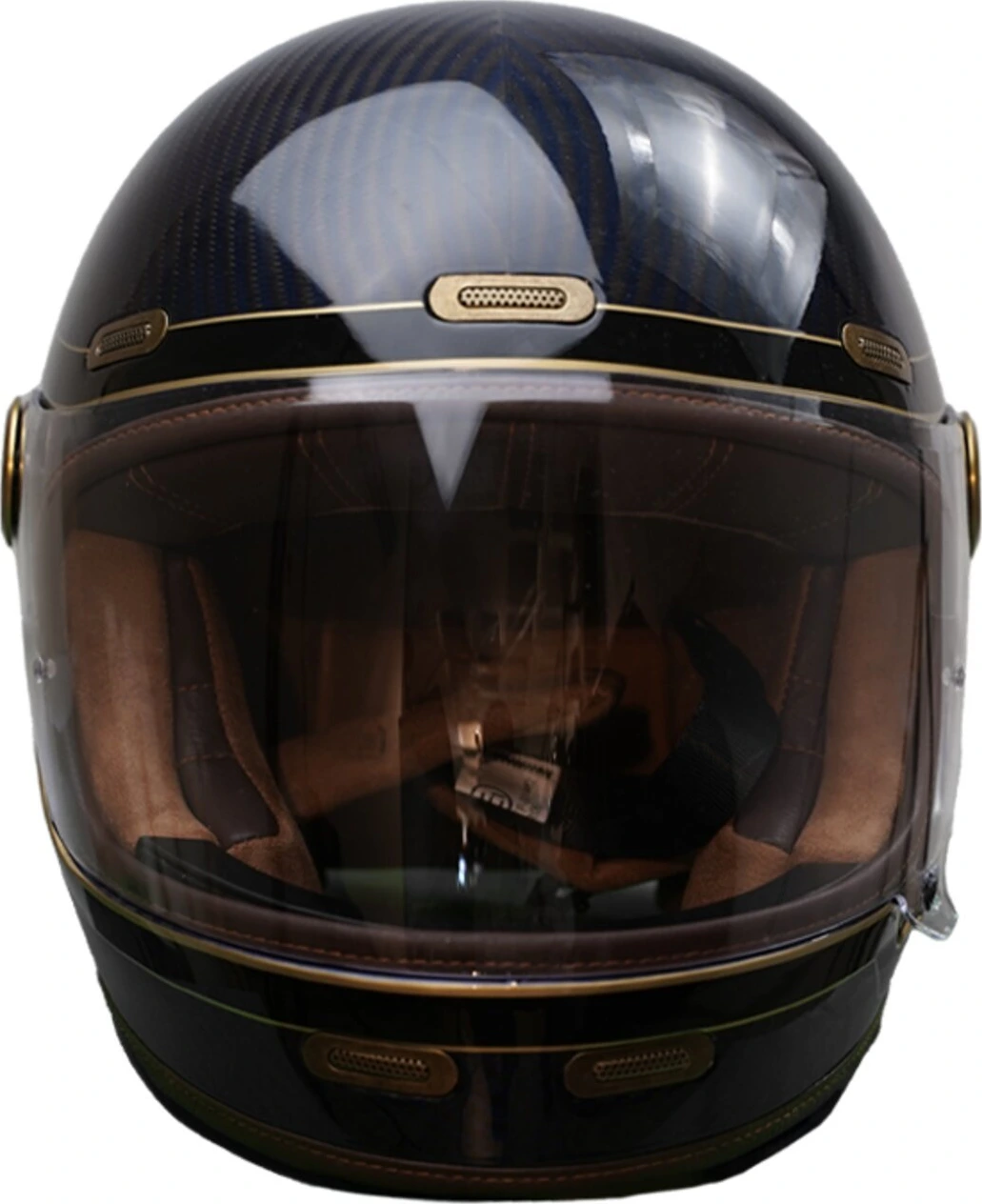 By City Roadster III helmet carbon golden, Blue, 2XL, Gloss