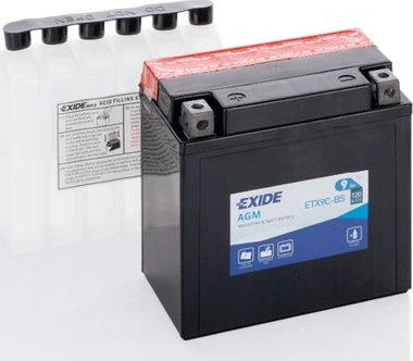 Аккумулятор Exide ETX9C-BS