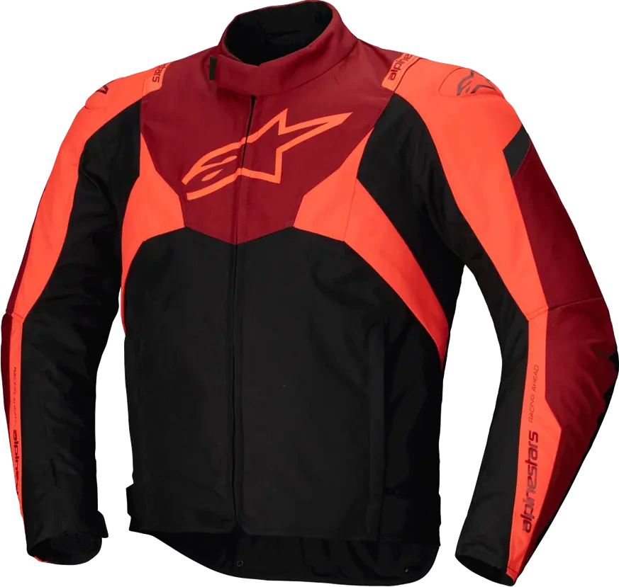 JACKET T-JAWS V4 WP BLK/DARK RED/FLUO S