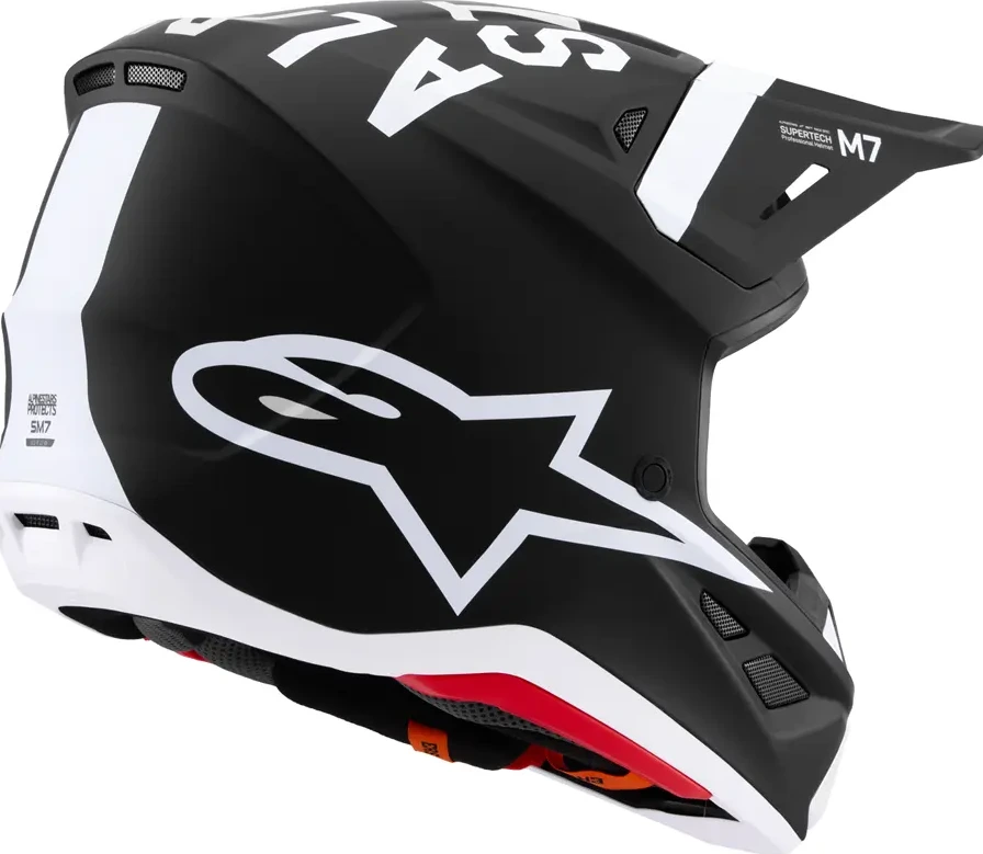HELMET SM7 DASHER BLK/WHT XS