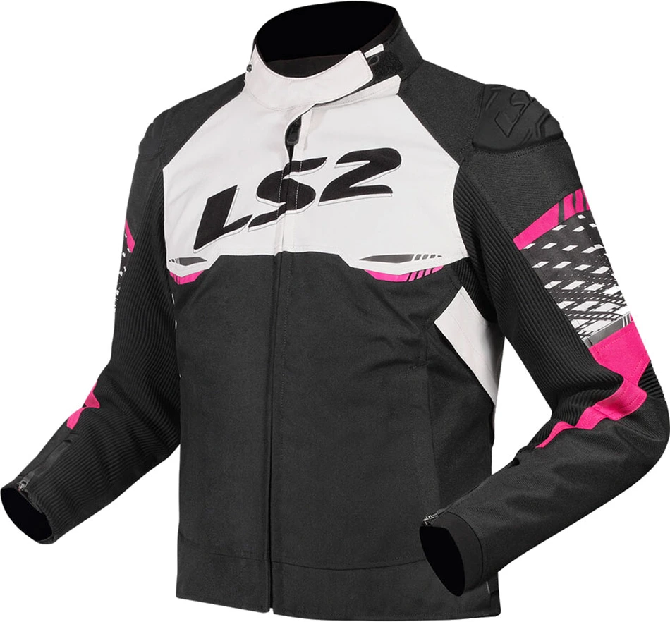 LS2 Apex Lady Jacket - White Pink, M