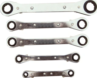Lang Tools Box end wrench set Latch-on Metric sizes