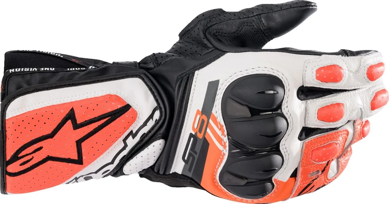 GLOVE SP-8 V3 BK/W/RD 2XL