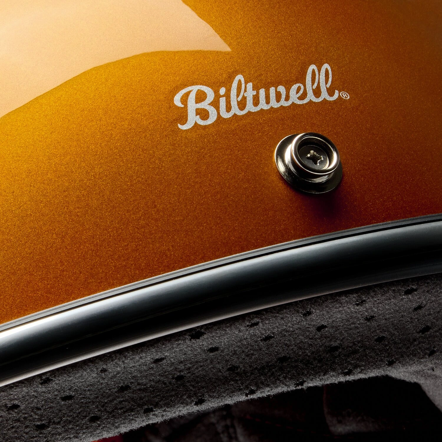 Biltwell Gringo helmet, metallic sunburst Orange, XS, Metallic