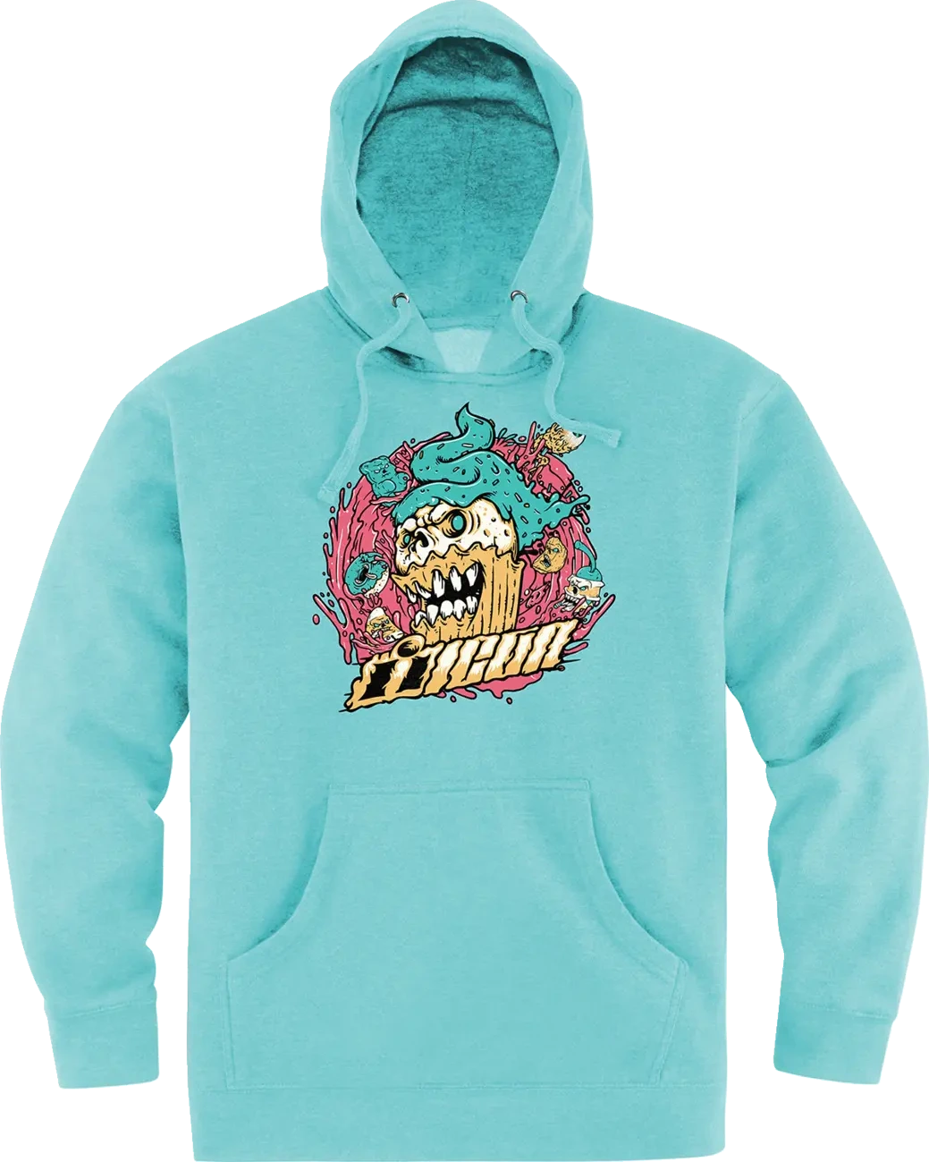 HOODIE SNACK ATTACK MINT SM