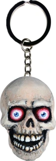 Lethal Threat Eyeball Skull key chain