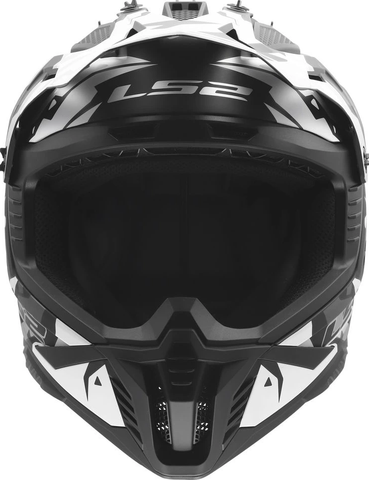 LS2 MX708 FAST II GROTESK Helmet - 3XL, Black Grey