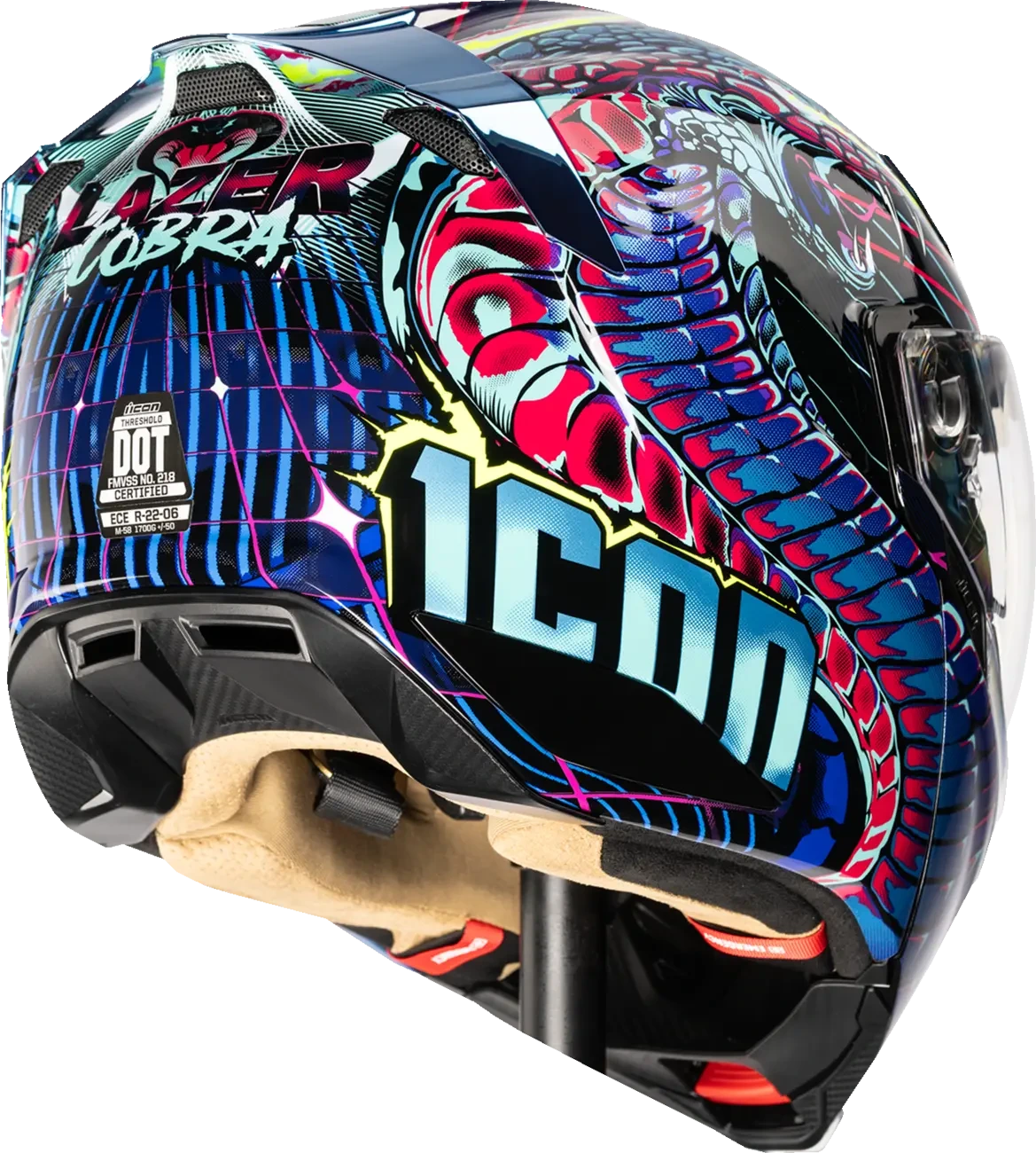 HELMET THRESHOLD LAZER COBRA BLUE XS