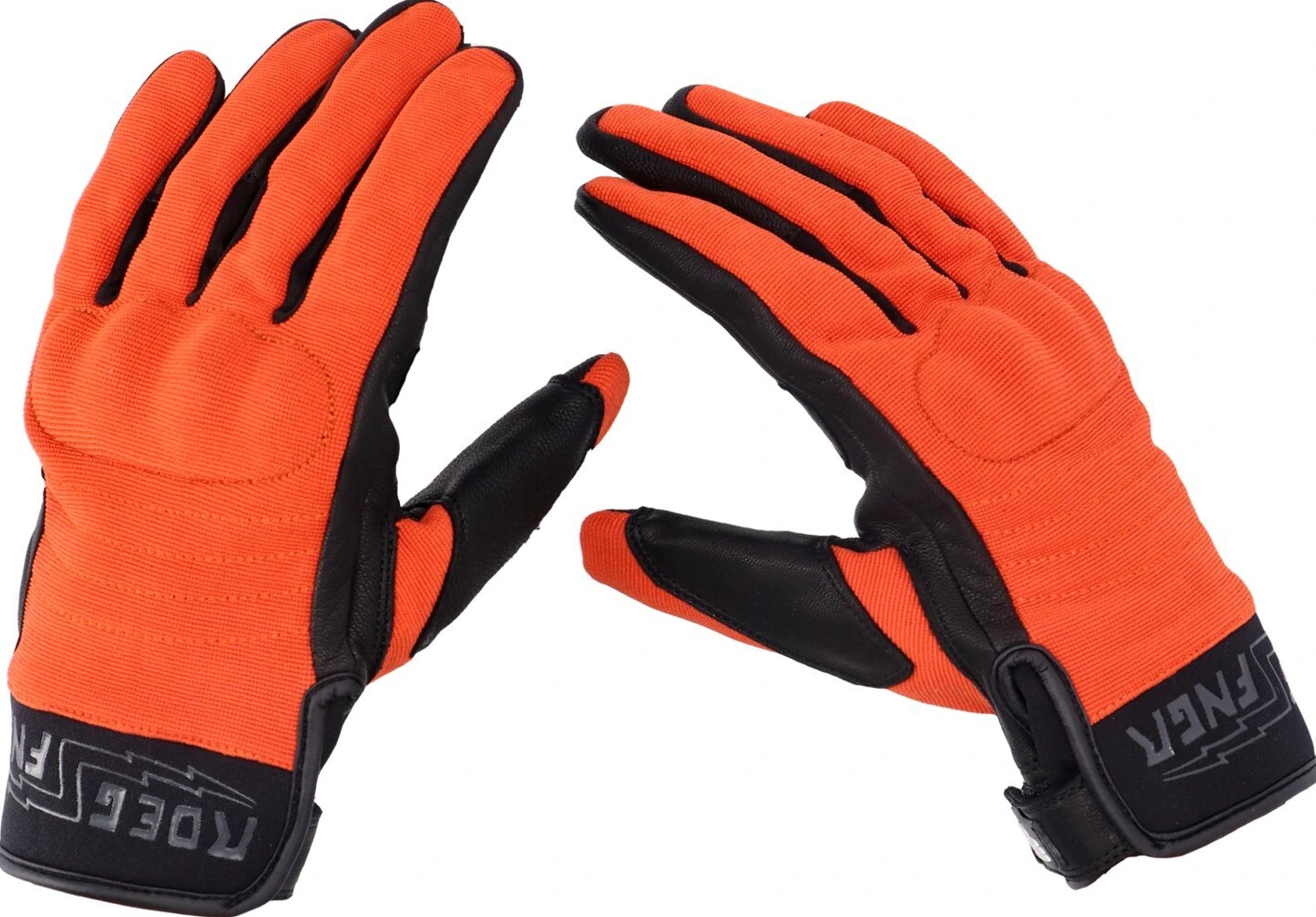 Roeg FNGR Textile gloves, Orange, 2XL