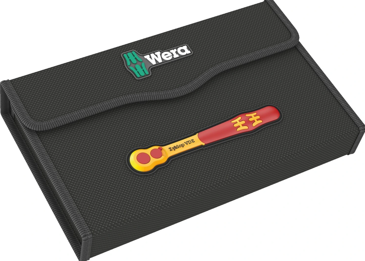 Wera Zyklop VDE 3/8" drive ratchet set 17 pcs. Metric, Red