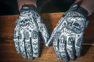 Lethal Threat Tattoo gloves