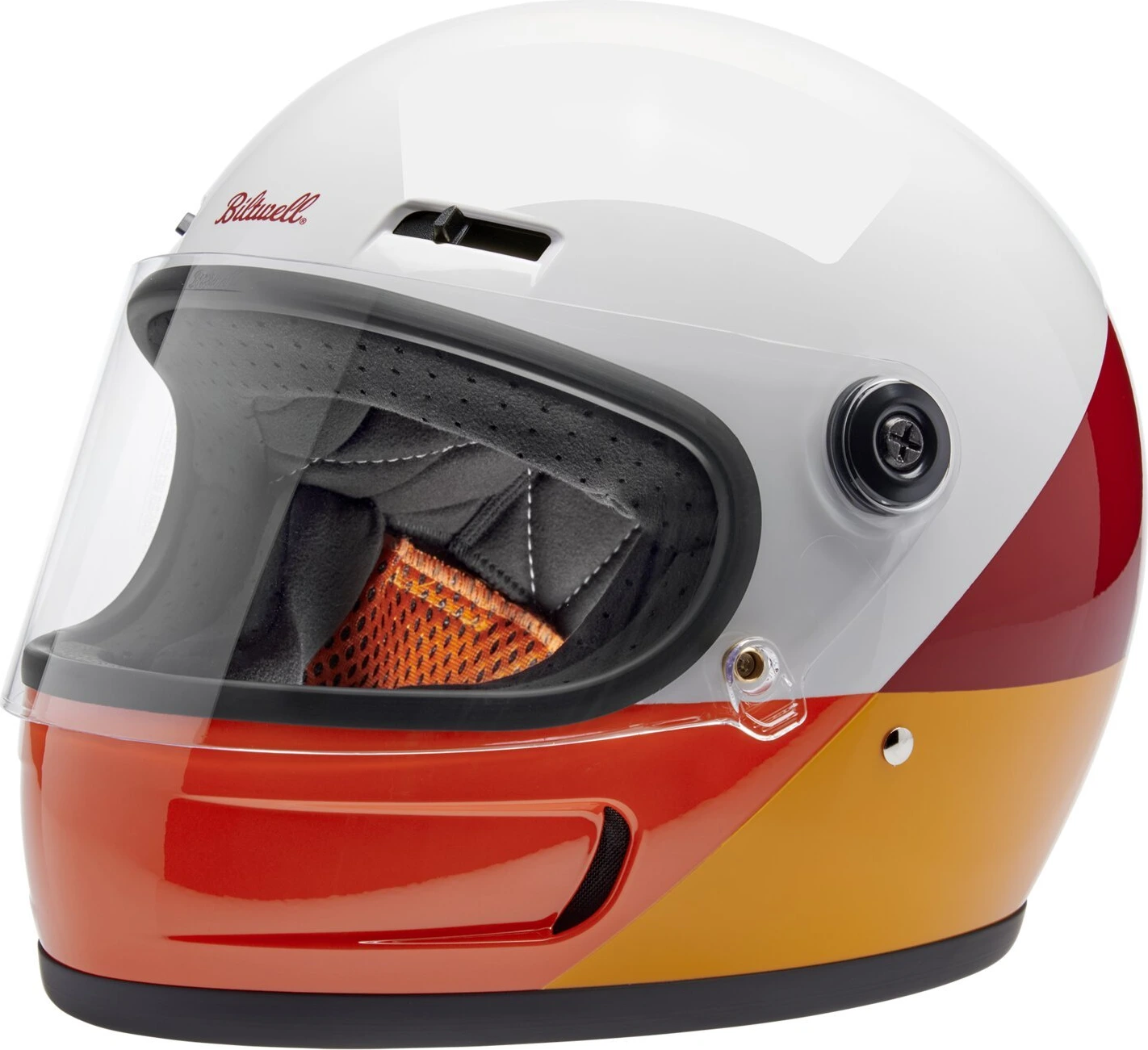 Biltwell Gringo SV helmet Intersection Warm, White, XS, Graphic