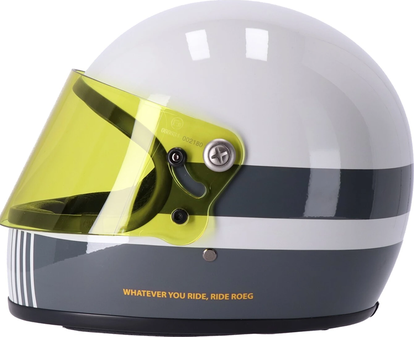 Roeg Chase Fog Line helmet, Gray, XS, Gloss