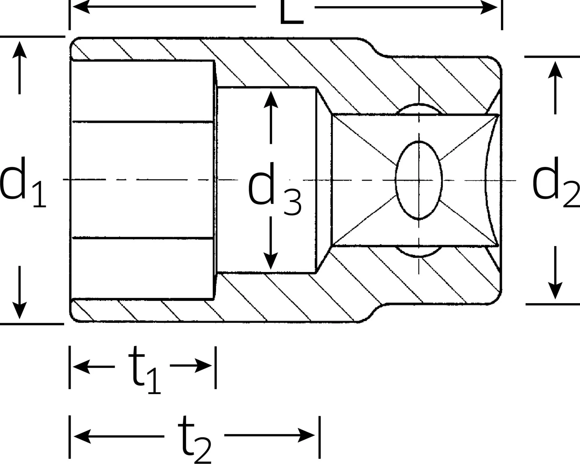 MUCIŅA 1/2" 20MM