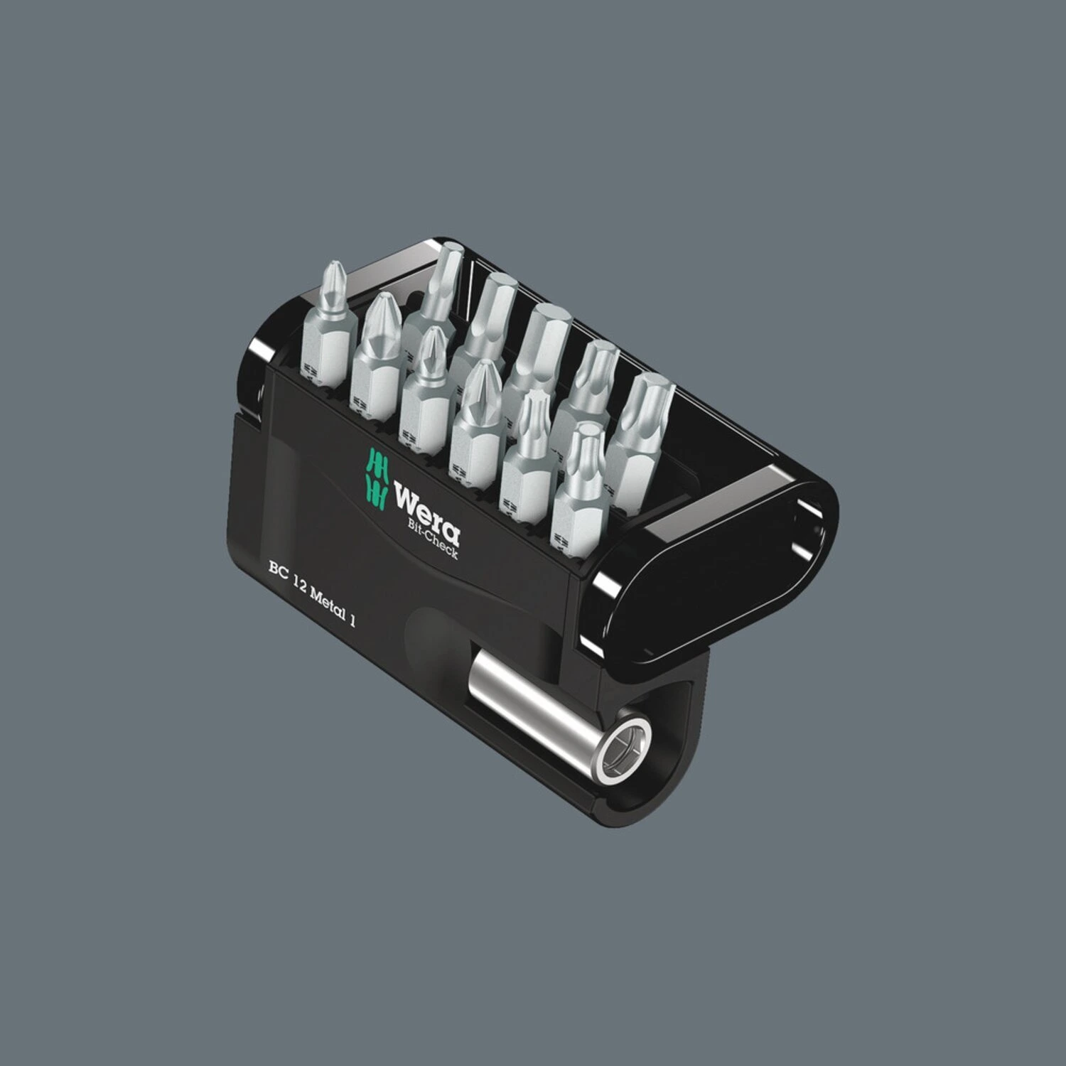 Wera bit assortment 11 pcs. with bit holder, Black