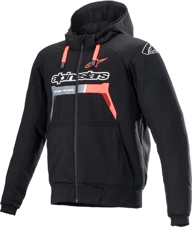 Alpinestars Hoodie Chrome Ignition Black/Red, S