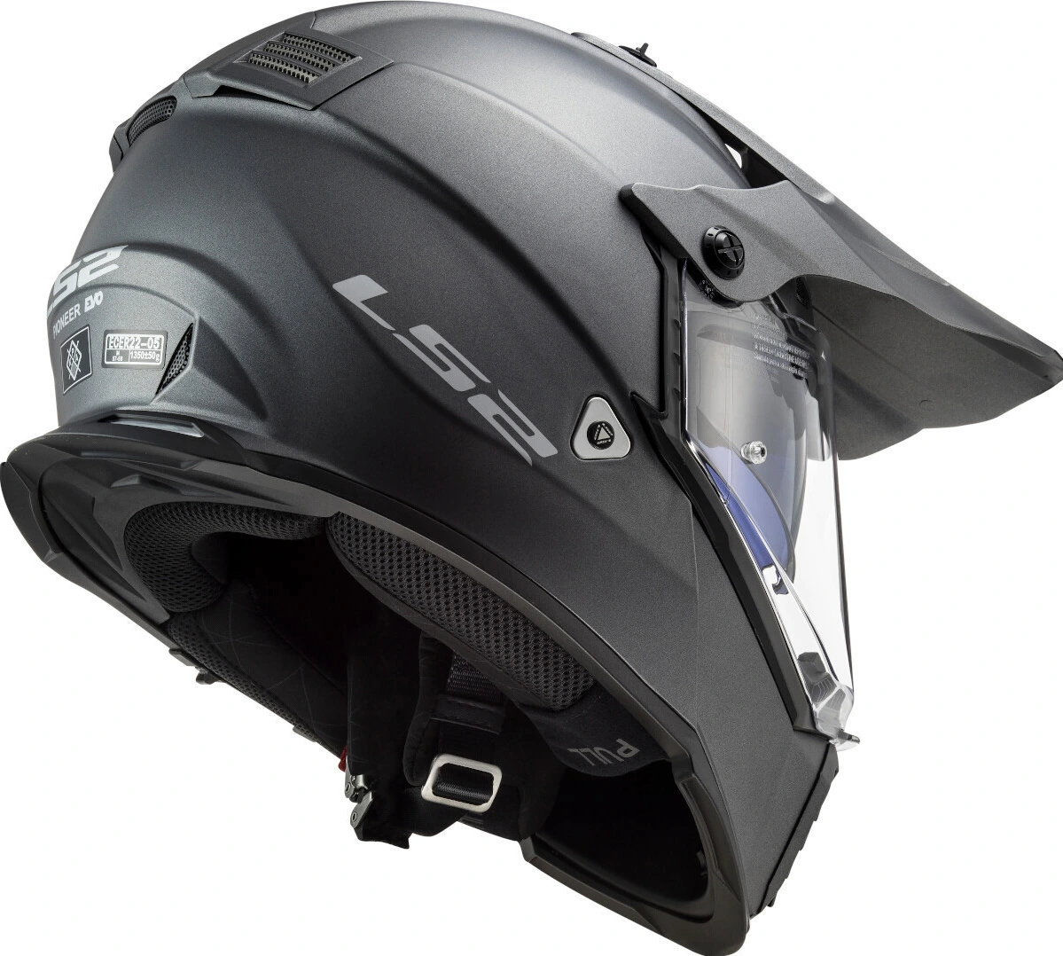 LS2 MX436 PIONEER EVO NOMAND helmet - M, Grey Silver