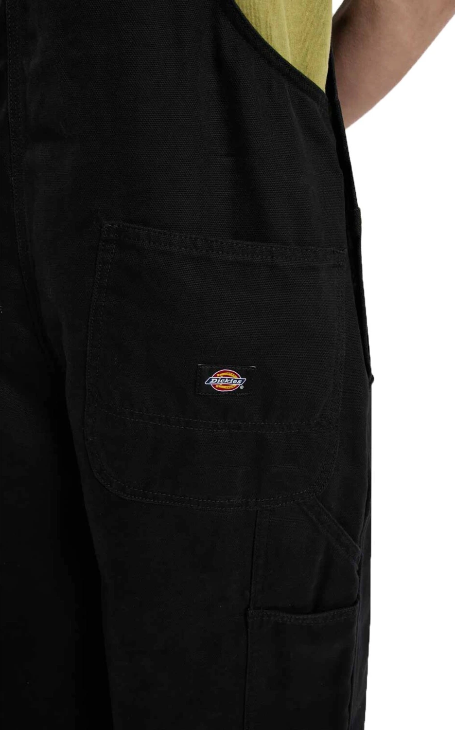 Dickies Loose canvas bib, Black, L