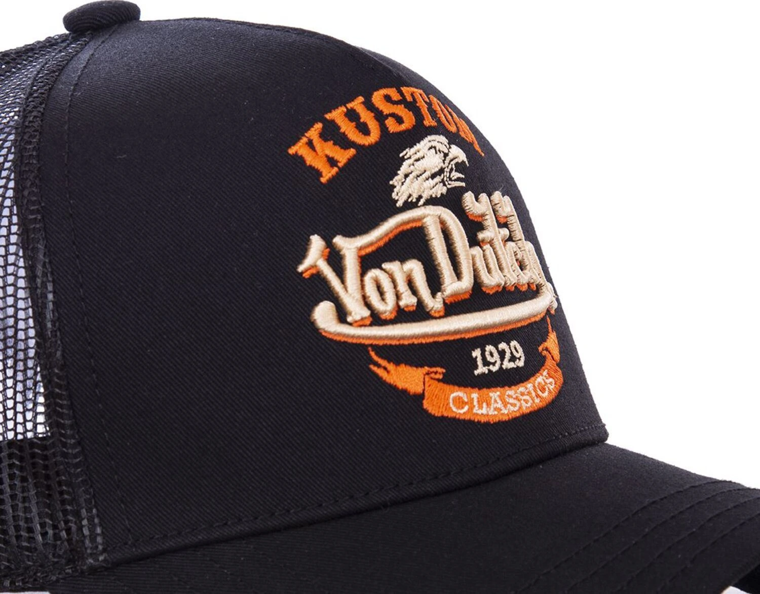Von Dutch Trucker cap, eagle Black, Black