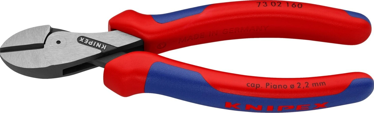 Knipex diagonal cutter X-cut 160mm, Black