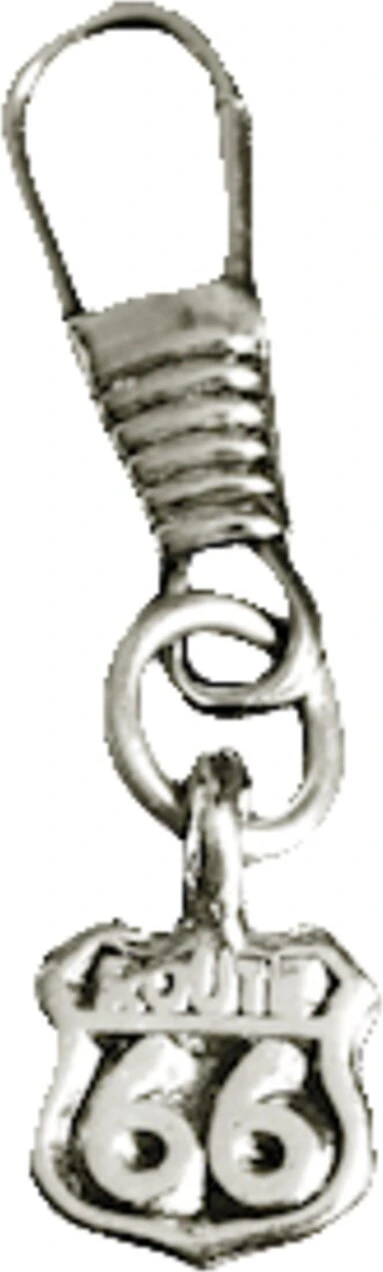 Route 66 zipper pull