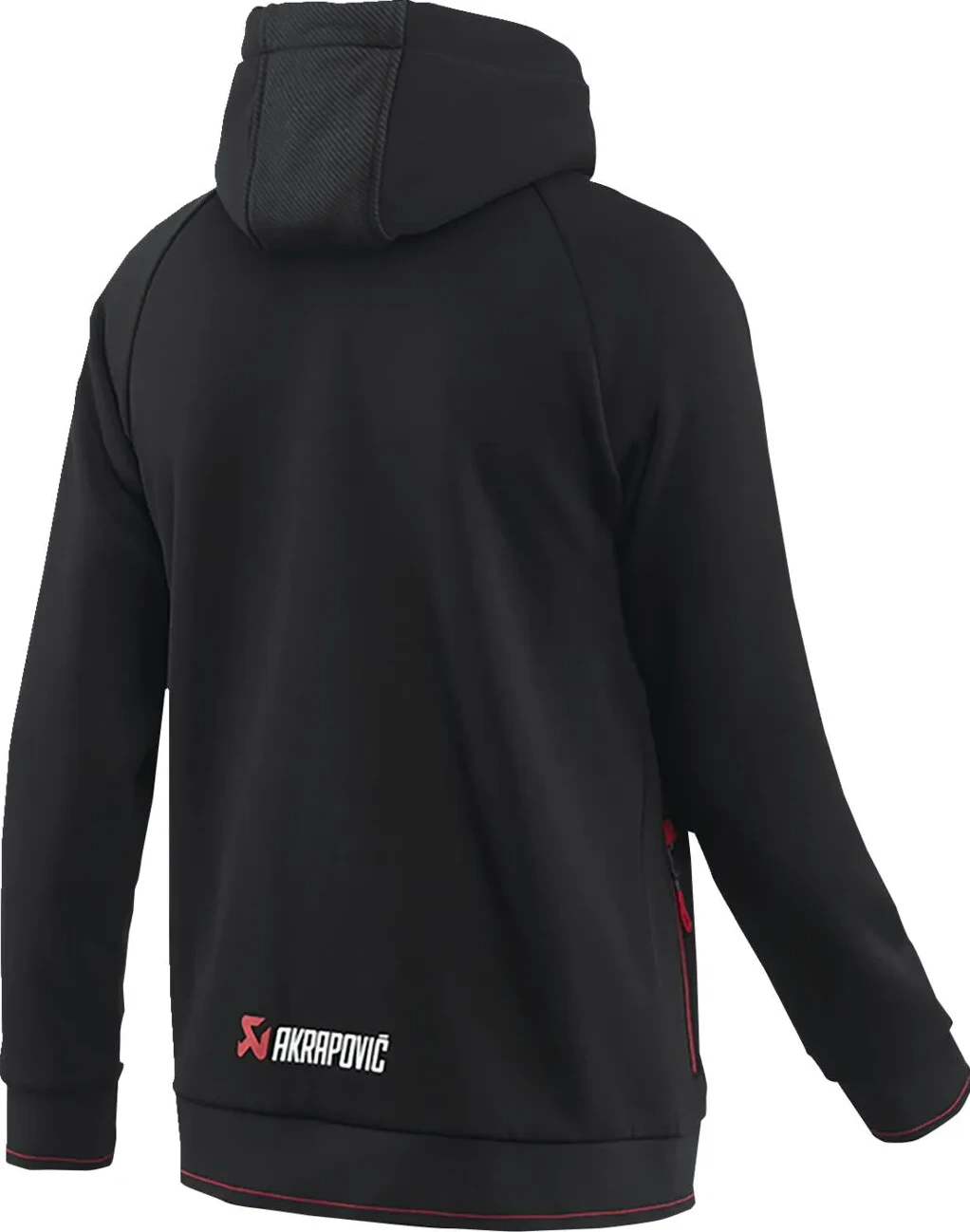 ZIP HOODIE BLACK MEN S