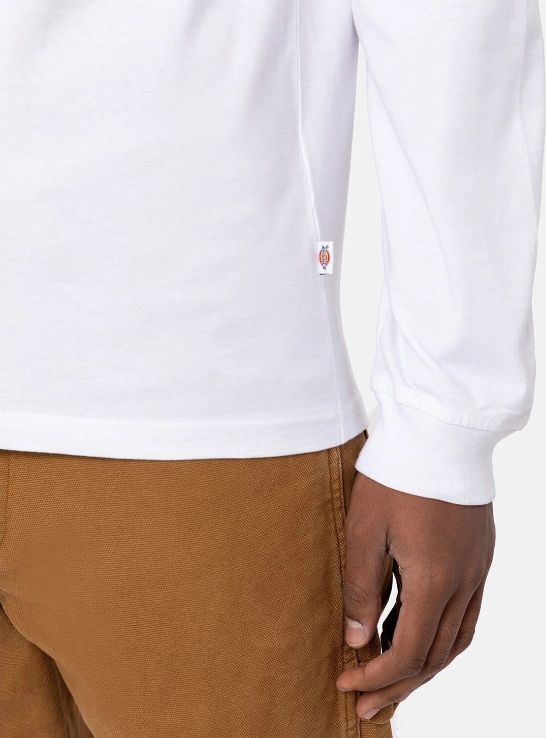 Dickies Mapleton longsleeve, White, S