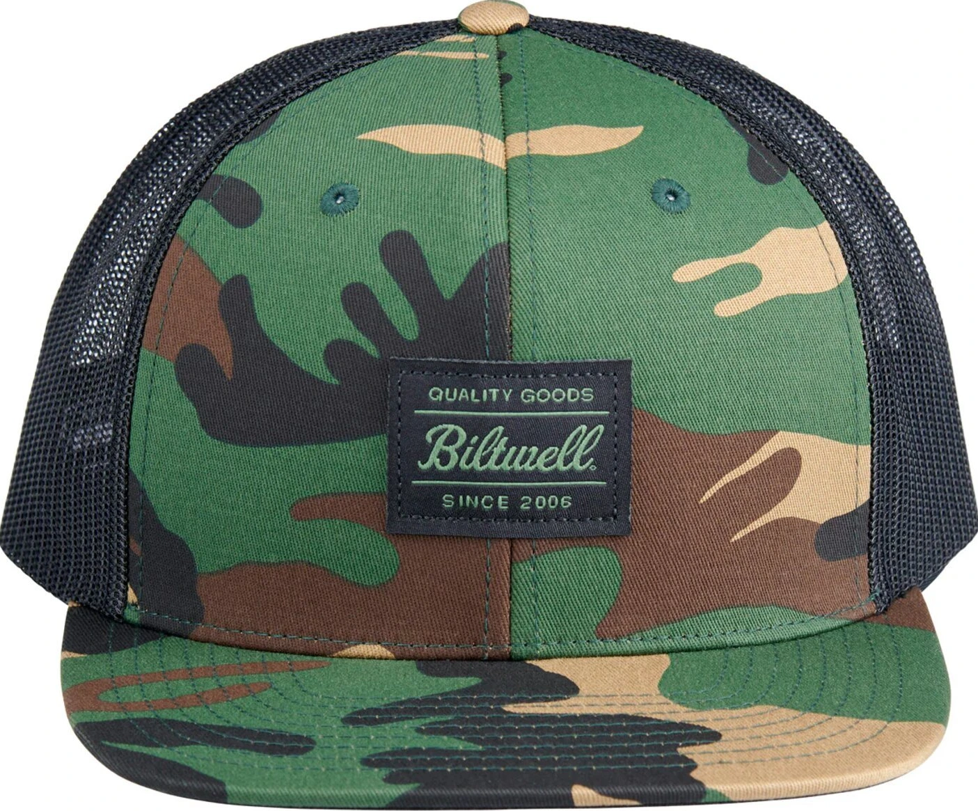 Biltwell Woodland trucker cap camo