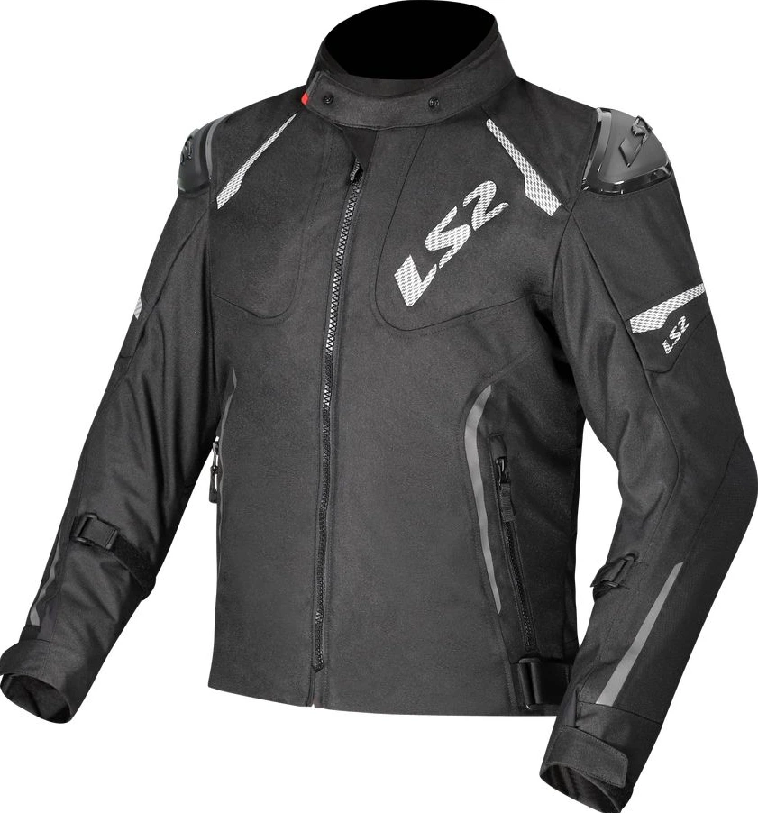 LS2 ZOOM MAN JACKET - 2XL, Black