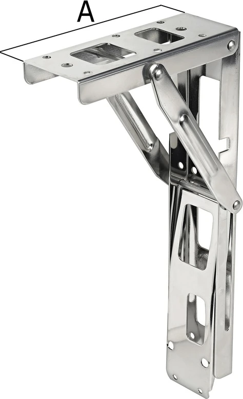 Folding arm for tables/seats