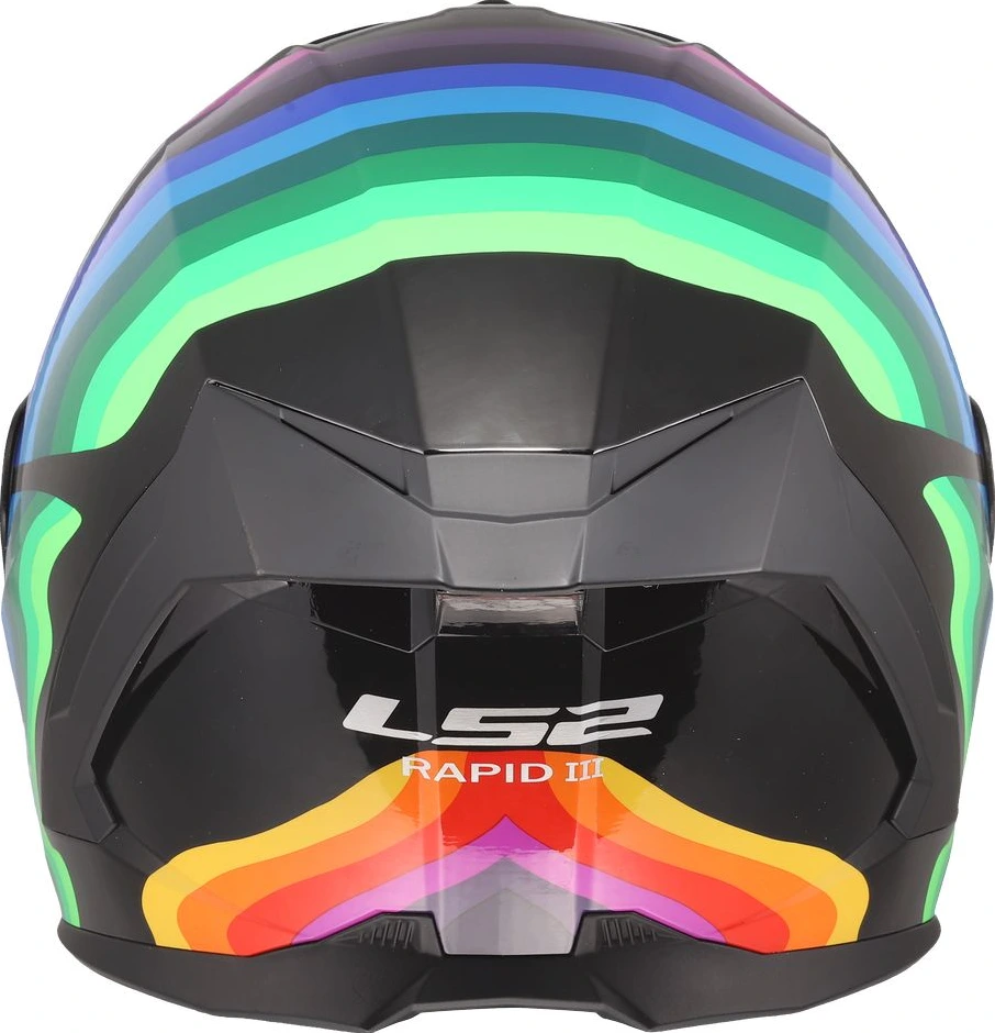 LS2 FF820 RAPID III FLOW Helmet - White Grey, 3XL