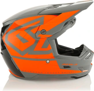 6D Helmet ATR-3 Hex Gloss Neon Orange, M FIM