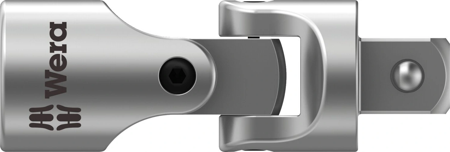 Wera Zyklop 1/4" universal swivel joint, 50 mm, Chrome